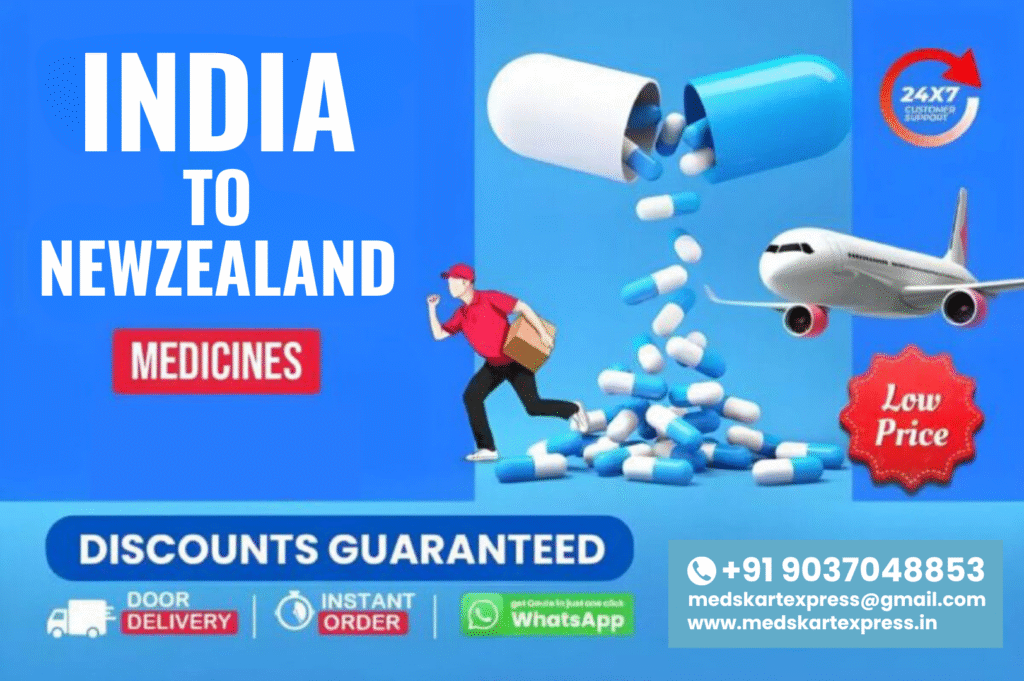 Medicine Courier from India to Newzealand
