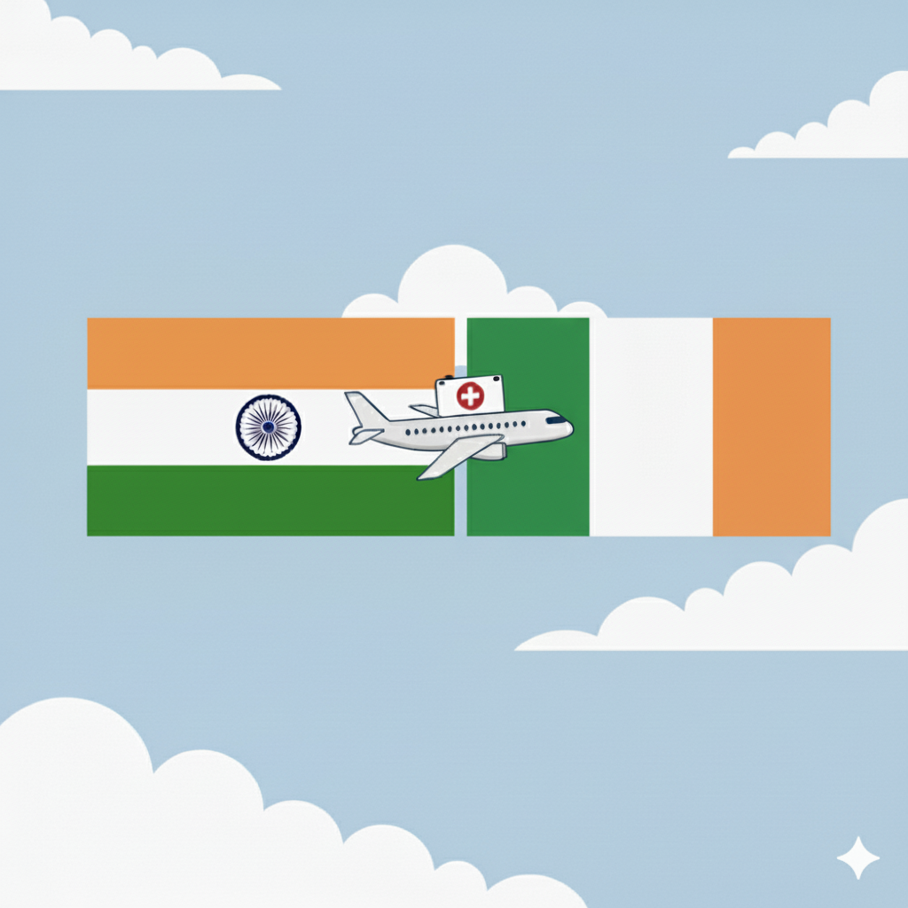 Medicine Courier from India to Ireland
